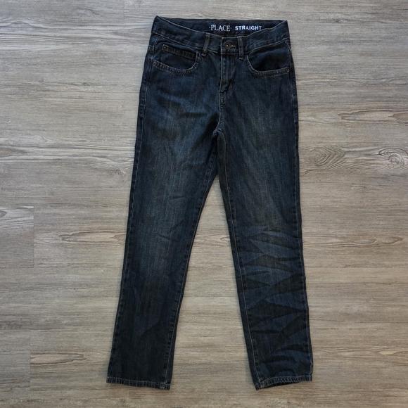 Children's PLACE Girls Size 10 Straight Leg Jeans Denim NWT - Picture 1 of 6